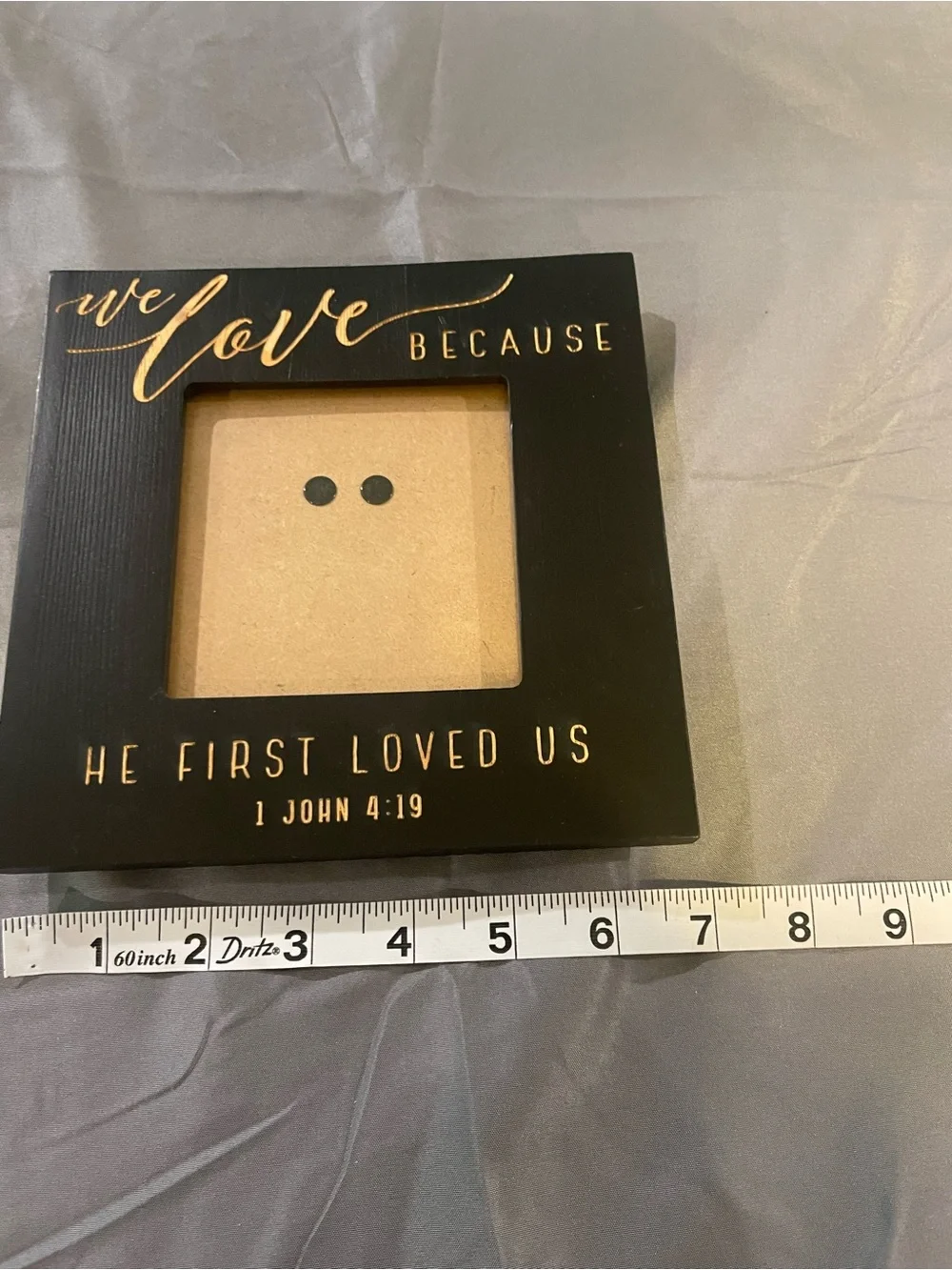 Black and Gold Inspirational Picture Frame – 